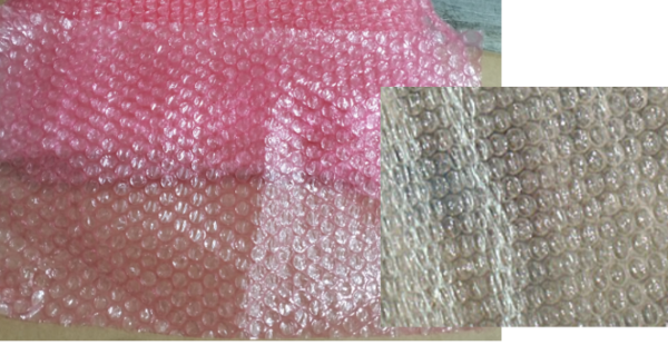 Bubble Sheet | Clear & Pink Antistatic – Cut Sizes - Image 2