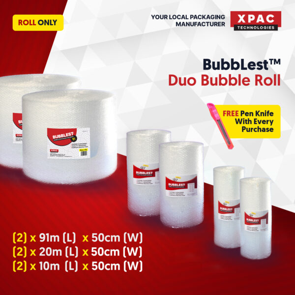 Small Bubble Roll – Clear | Bundle Set - Image 3