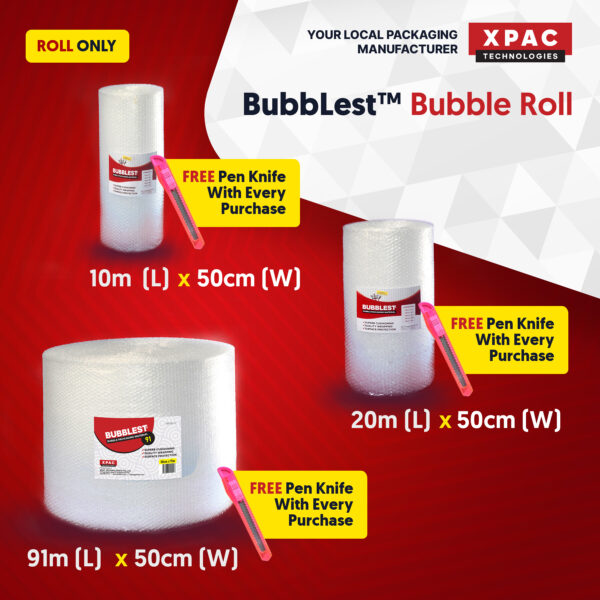 Small Bubble Roll – Clear | Bundle Set - Image 4