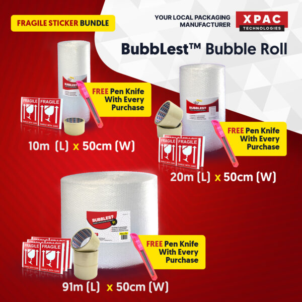 Small Bubble Roll – Clear | Bundle Set - Image 5