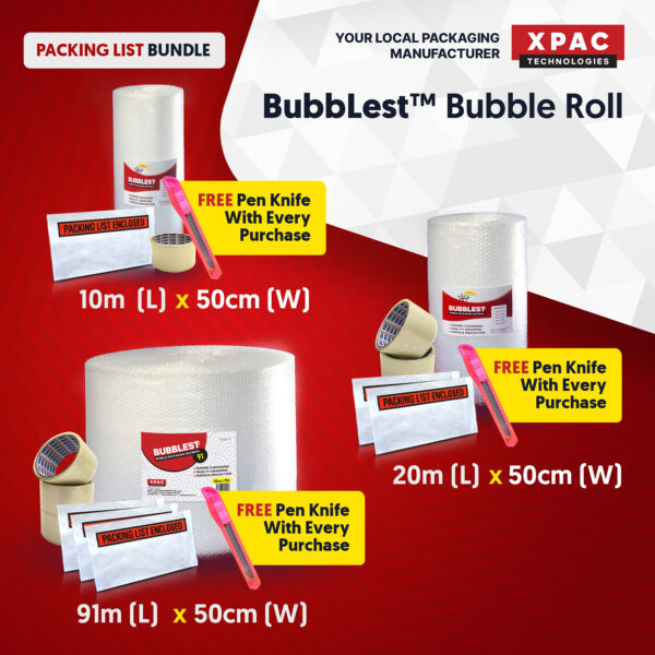 Small Bubble Roll – Clear | Bundle Set - Image 6