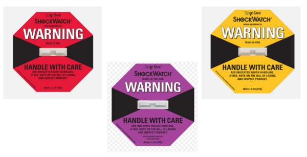SpotSee™ Shockwatch Impact Indicator Labels – L47, L55, L65 - Image 2