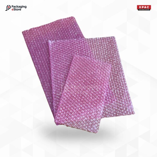 Bubble Bag | Clear & Pink Antistatic – Protective Sleeves